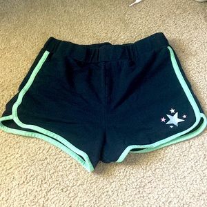 Star Wars, shorts, black with green designs, kids